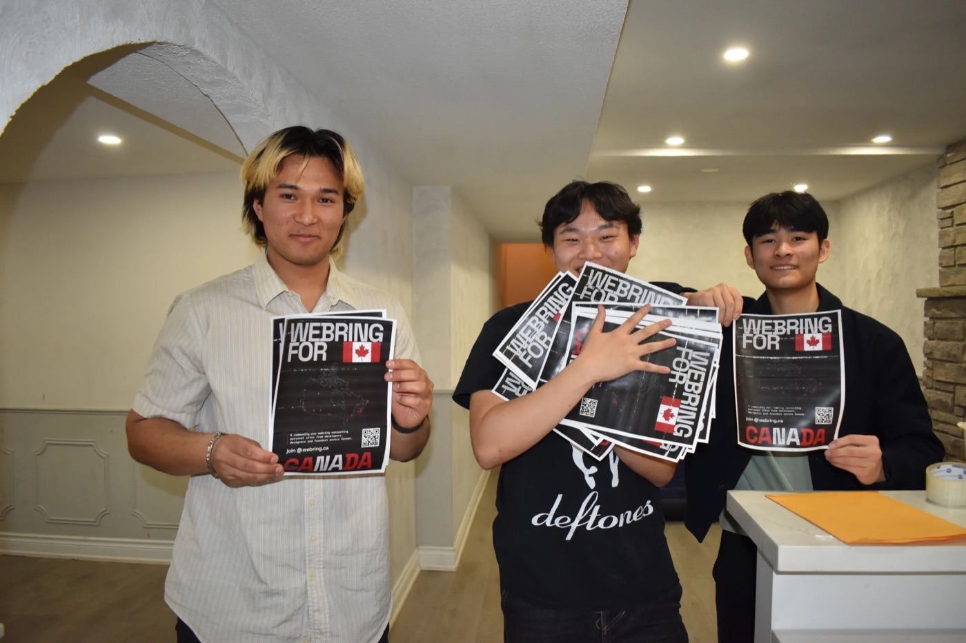 Winners with awards